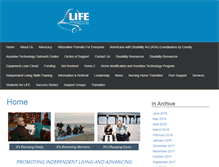 Tablet Screenshot of lifecil.com